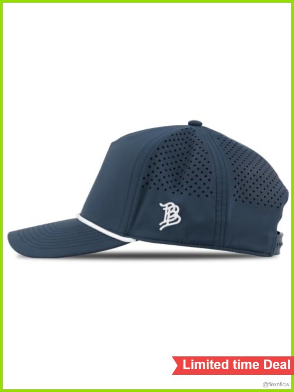 Performance Golf Dad Script Snapback Baseball Cap UPF 50+ - Picture 3 of 6